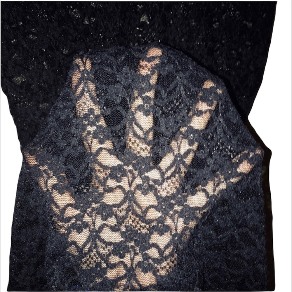 NWT: Jessica Simpson Black Lacey Lingerie Slip - Picture 3 of 3